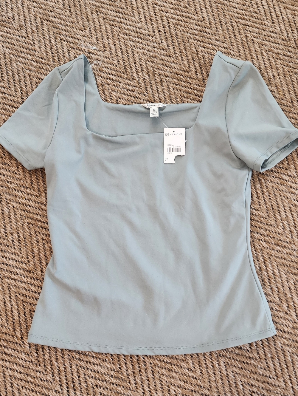 Versona Olive Green Fitted Top